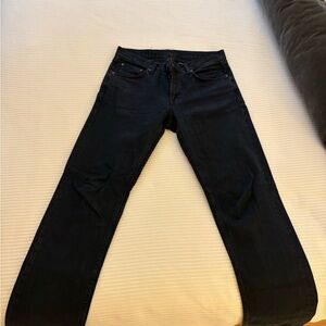 Nudie Jeans Men's Dark Blue Straight Jeans